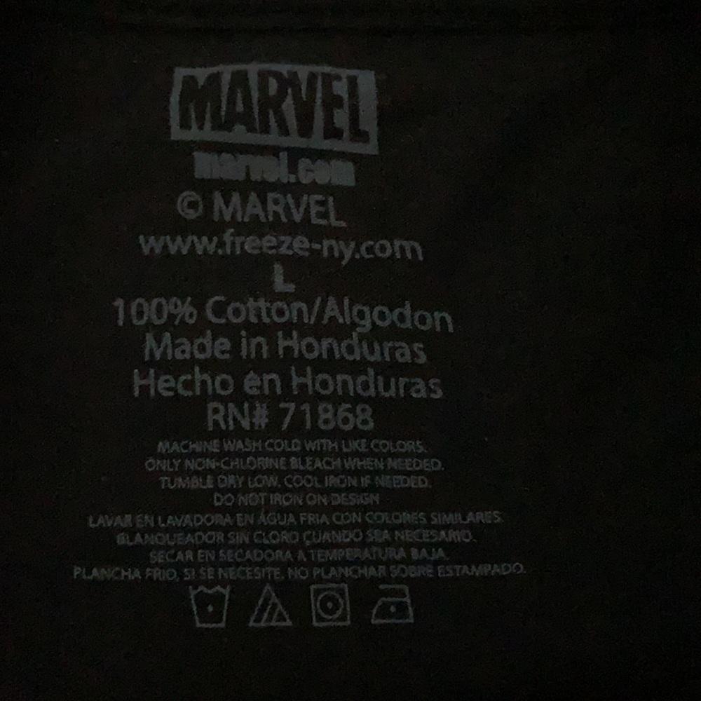 Marvel Large Ant-Man T-Shirt Black NWT - Picture 3 of 4